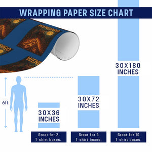 Wendigo Wrapping Paper Roll Halloween Cryptid Horror Mythical Creature TS10 Print Your Wear
