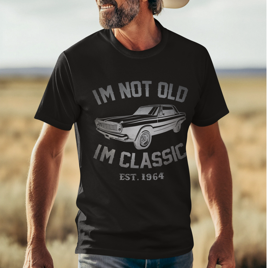 Custom Year Est Personalized Shirt for Men I'm Not Old I'm Classic Car Graphic CTM02 Custom - Printyourwear