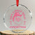 Western Xmas Crystal Glass Ornament Have A Holly Dolly Cowboy Santa TS11 Transparent Glass 3'' Circle Print Your Wear