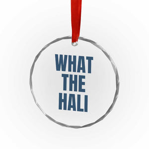 What The Hali Crystal Glass Ornament Indiana Hoosier Funny Basketball Overrated TS02 Print Your Wear