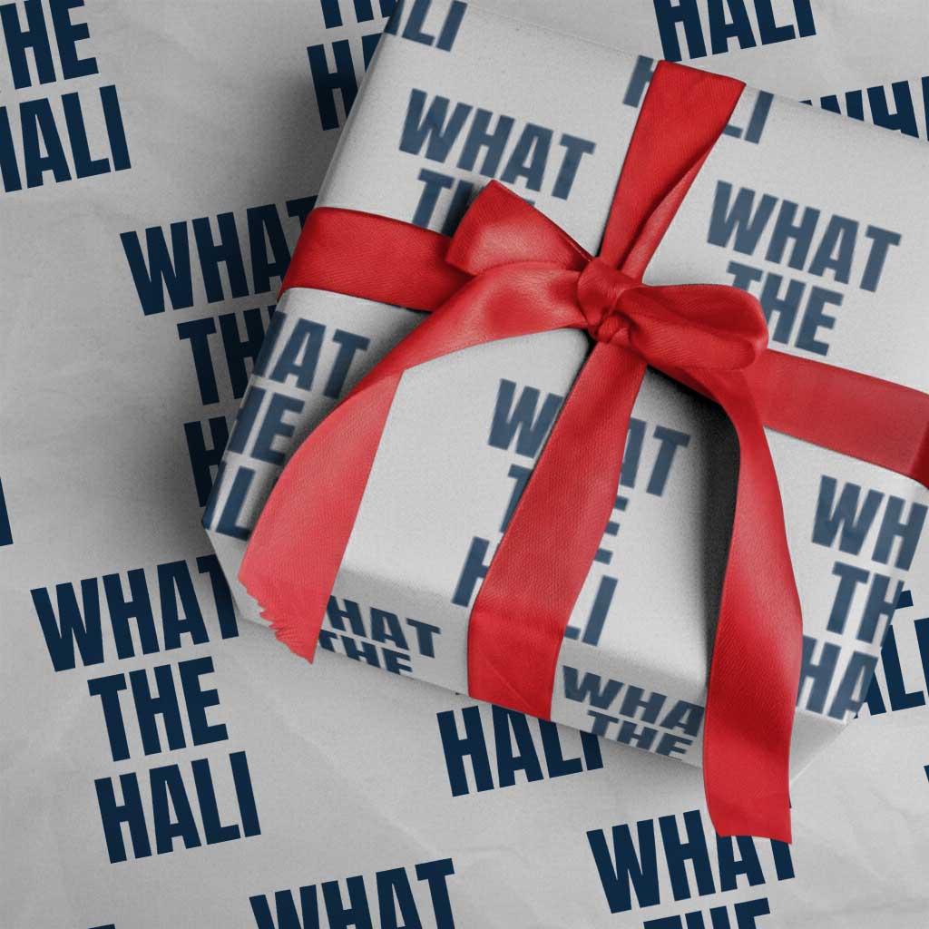 What The Hali Wrapping Paper Roll Indiana Hoosier Funny Basketball Overrated TS02 White Print Your Wear