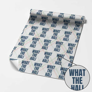 What The Hali Wrapping Paper Roll Indiana Hoosier Funny Basketball Overrated TS02 Christmas Plaid Print Your Wear