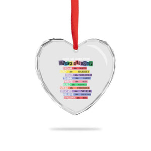 What We Learn From Black History Heart Crystal Glass Ornament Celebration African American Roots Pride TS02 Print Your Wear