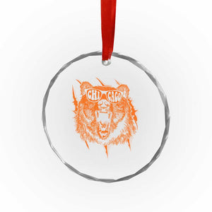 Wildlife Grizzly Bear Chicago Lover Crystal Glass Ornament TS11 Print Your Wear