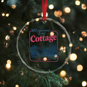 Will You Come To My Cottage This Summer Crystal Glass Ornament LGBT Romance Hockey Fan TS10 Print Your Wear