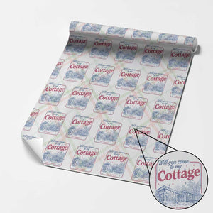 Will You Come To My Cottage This Summer Wrapping Paper Roll LGBT Romance Hockey Fan TS10 Christmas Plaid Print Your Wear