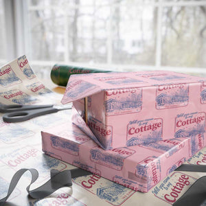 Will You Come To My Cottage This Summer Wrapping Paper Roll LGBT Romance Hockey Fan TS10 Light Pink Print Your Wear