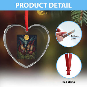 Wizard 420 Smoking Marijuana Heart Crystal Glass Ornament Funny Stoner Weed Lover Meme TS10 Print Your Wear