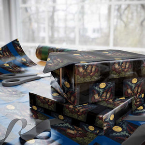 Wizard 420 Smoking Marijuana Wrapping Paper Roll Funny Stoner Weed Lover Meme TS10 Black Print Your Wear