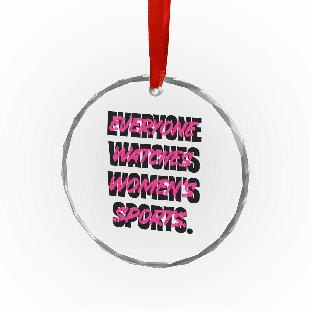 Womens Sports Crystal Glass Ornament Feminist Body Positivity Inclusive Equality TS10 Print Your Wear