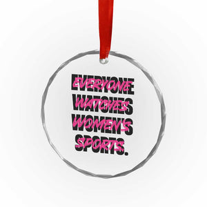 Womens Sports Crystal Glass Ornament Feminist Body Positivity Inclusive Equality TS10 Print Your Wear