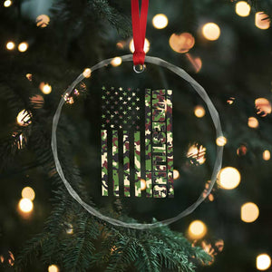 Wrestling American Flag Camo Wrestler Crystal Glass Ornament TS10 Print Your Wear