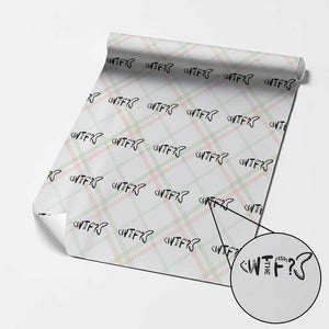 WTF Where Is The Fish Wrapping Paper Roll Funny Fisherman Gift TS12 Christmas Plaid Print Your Wear