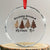 Xmas African American Crystal Glass Ornament Rocking Around The Melanin Tree Xmas Tree TS11 Transparent Glass 3'' Circle Print Your Wear
