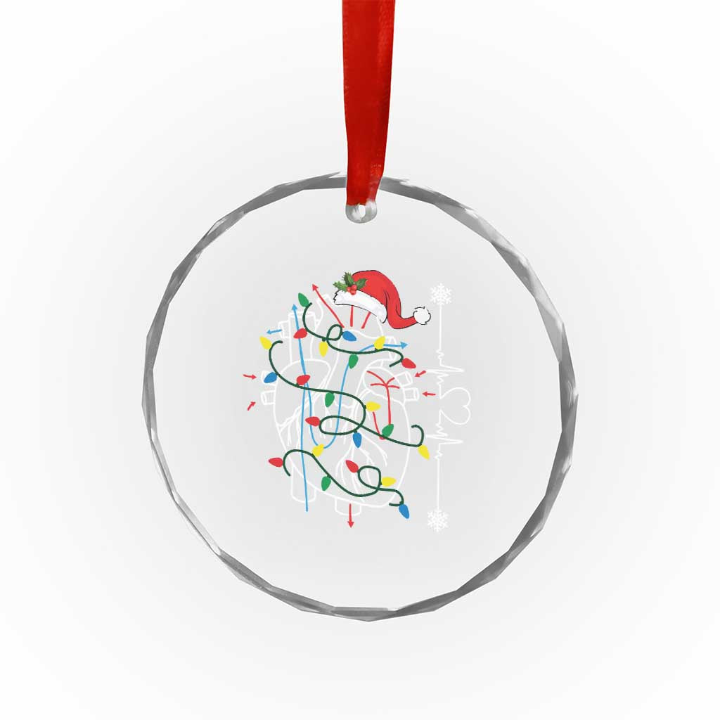 Xmas Cardiac Nurse Crystal Glass Ornament Anatomical Xmas Heart Anatomy TS10 Print Your Wear