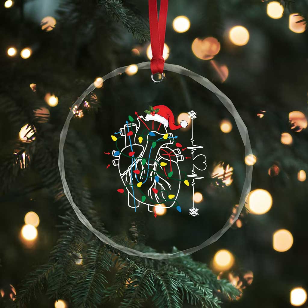Xmas Cardiac Nurse Crystal Glass Ornament Anatomical Xmas Heart Anatomy TS10 Print Your Wear