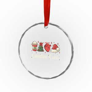 Xmas Cardiac Nurse Crystal Glass Ornament Cardiac Crew Anatomical Xmas Heart Anatomy Tree Bow TS10 Print Your Wear