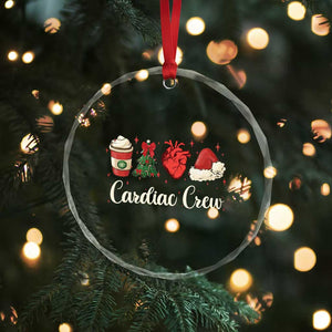 Xmas Cardiac Nurse Crystal Glass Ornament Cardiac Crew Anatomical Xmas Heart Anatomy Tree Bow TS10 Print Your Wear