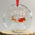 Xmas Cat Crystal Glass Ornament Cats For Everybody Santa Reindeer TS09 Transparent Glass 3'' Circle Print Your Wear