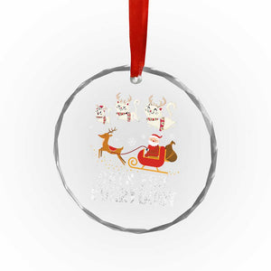 Xmas Cat Crystal Glass Ornament Cats For Everybody Santa Reindeer TS09 Print Your Wear