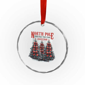 Xmas Coquette Crystal Glass Ornament North pole Christmas Tree Farm Always Fresh TS09 Print Your Wear