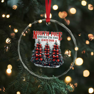 Xmas Coquette Crystal Glass Ornament North pole Christmas Tree Farm Always Fresh TS09 Print Your Wear