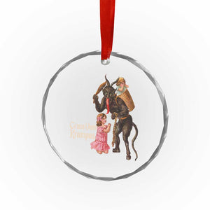 Xmas Creepy Krampus Crystal Glass Ornament Greetings From Gruss Vom Krampus TS11 Print Your Wear