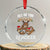 Xmas Cute Otter Crystal Glass Ornament All Of The Otter Reindeer TS09 Transparent Glass 3'' Circle Print Your Wear