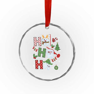 Xmas Dentist Crystal Glass Ornament Ho Ho Ho Tooth Dental TS09 Print Your Wear