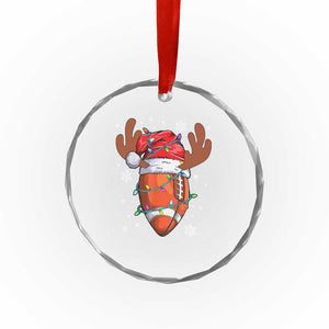 Xmas Football Crystal Glass Ornament For Men Boys Santa Sports Player TS10 Print Your Wear