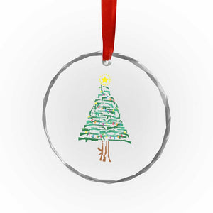 Xmas Gun Crystal Glass Ornament Xmas Tree 2nd Amendment Star TS11 Print Your Wear
