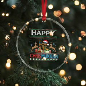Xmas Hanukkah Crystal Glass Ornament Happy Chrismukkah Funny Jewish Chanukah TS09 Print Your Wear