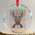 Xmas Hunting Crystal Glass Ornament I Like Big Bucks And I Cannot Lie Deer Hunter TS09 Transparent Glass 3'' Circle Print Your Wear