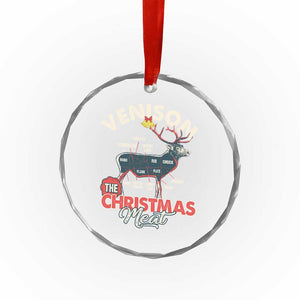 Xmas Hunting Crystal Glass Ornament Venison Meat Deer Season Hunter TS09 Print Your Wear