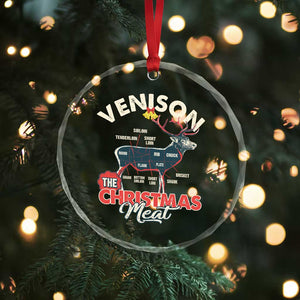 Xmas Hunting Crystal Glass Ornament Venison Meat Deer Season Hunter TS09 Print Your Wear