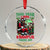 Xmas Krampus Crystal Glass Ornament This Year I Hope Krampus Takes Me TS09 Transparent Glass 3'' Circle Print Your Wear
