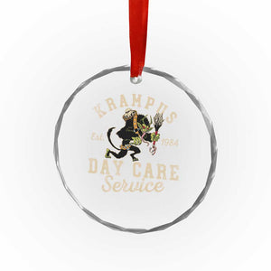 Xmas Krampus Day Care Service Crystal Glass Ornament TS09 Print Your Wear