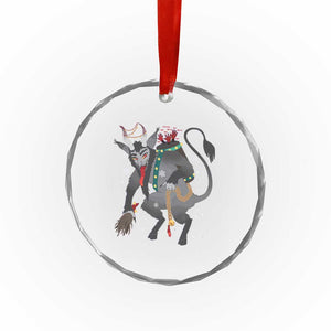 Xmas Merry Krampus Crystal Glass Ornament Naughty Horror Evil Xmas Psychobilly TS02 Print Your Wear