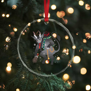 Xmas Merry Krampus Crystal Glass Ornament Naughty Horror Evil Xmas Psychobilly TS02 Print Your Wear