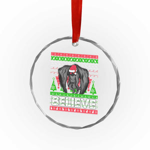Xmas Mothman Crystal Glass Ornament Believe Cryptmas Cryptid Monster Point Pleasant TS02 Print Your Wear