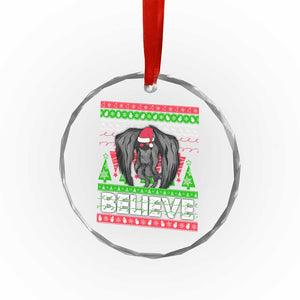 Xmas Mothman Crystal Glass Ornament Believe Cryptmas Cryptid Monster Point Pleasant TS02 Print Your Wear