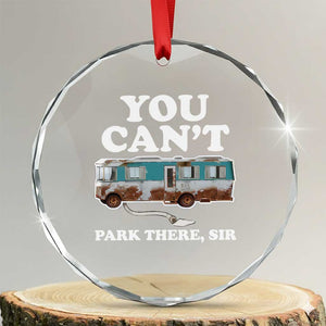 Xmas Movie Crystal Glass Ornament The Cousins RV Christmas Vacation Viral Internet Meme TS10 Transparent Glass 3'' Circle Print Your Wear