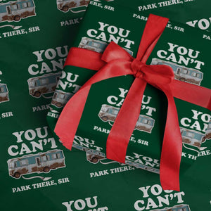 Xmas Movie Wrapping Paper Roll The Cousins RV Christmas Vacation Viral Internet Meme TS10 Green Print Your Wear