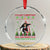 Xmas Nakatomi Plaza Crystal Glass Ornament It's Not Christmas Until Hans Gruber Falls TS09 Transparent Glass 3'' Circle Print Your Wear
