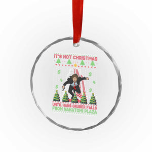Xmas Nakatomi Plaza Crystal Glass Ornament It's Not Christmas Until Hans Gruber Falls TS09 Print Your Wear