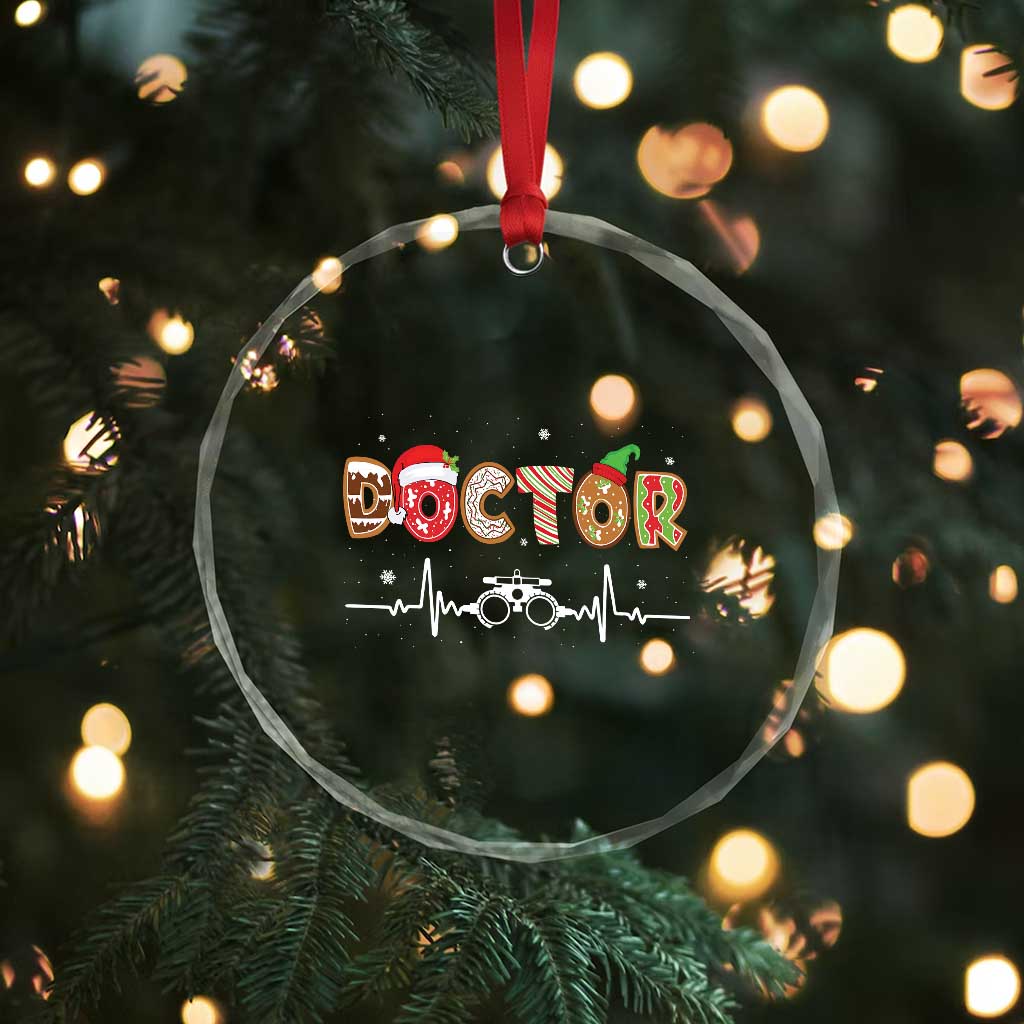 Xmas Optometry Crystal Glass Ornament Ophthalmologist Optometrist Eye Doctor Nurse Gift TS10 Print Your Wear