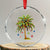 Xmas Palm Tree Lights Crystal Glass Ornament Tropical Hawaiian Holidays TS02 Transparent Glass 3'' Circle Print Your Wear