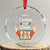 Xmas Pregnancy Crystal Glass Ornament Gingerbread Baby Cookie In This Oven TS09 Transparent Glass 3'' Circle Print Your Wear