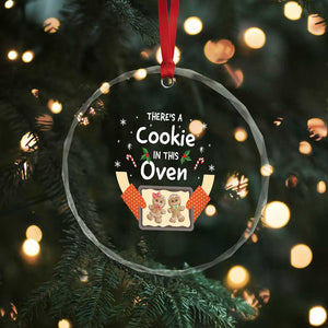 Xmas Pregnancy Crystal Glass Ornament Gingerbread Baby Cookie In This Oven TS09 Print Your Wear