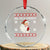 Xmas Santa Claus Crystal Glass Ornament Big Nick Energy Santa Ugly Xmas TS10 Transparent Glass 3'' Circle Print Your Wear